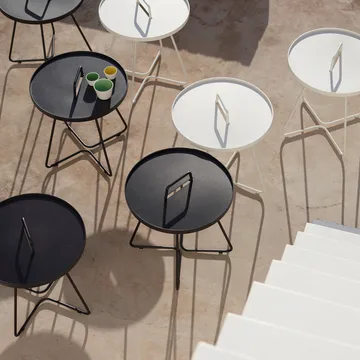 On the move table Ø44 cm - White - Cane-line