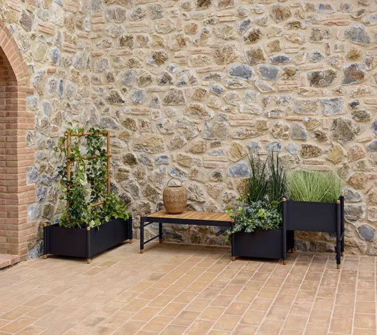Sticks extension legs for flower box, Lava grey Cane-line