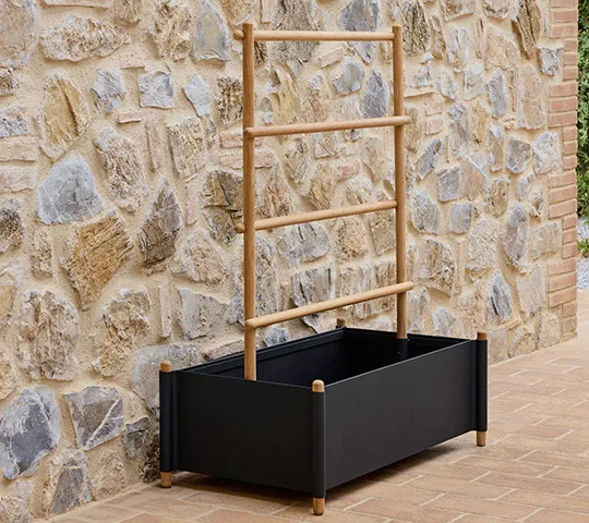 Sticks flower box 57x103 cm, Lava grey Cane-line