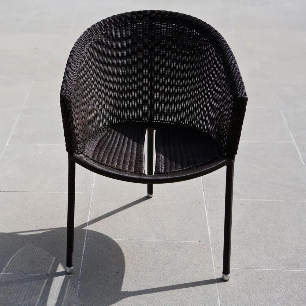 Trinity armchair, Graphite Cane-line