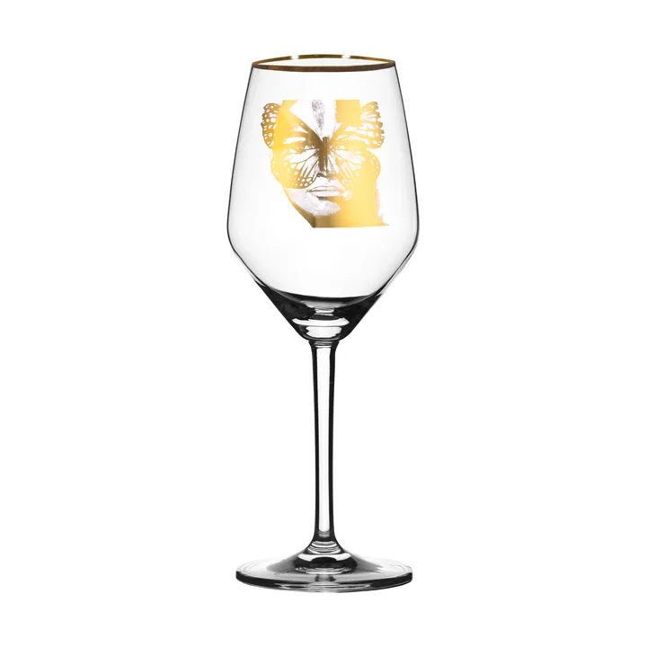Golden Butterfly rosé glass 40 cl - Gold - Carolina Gynning