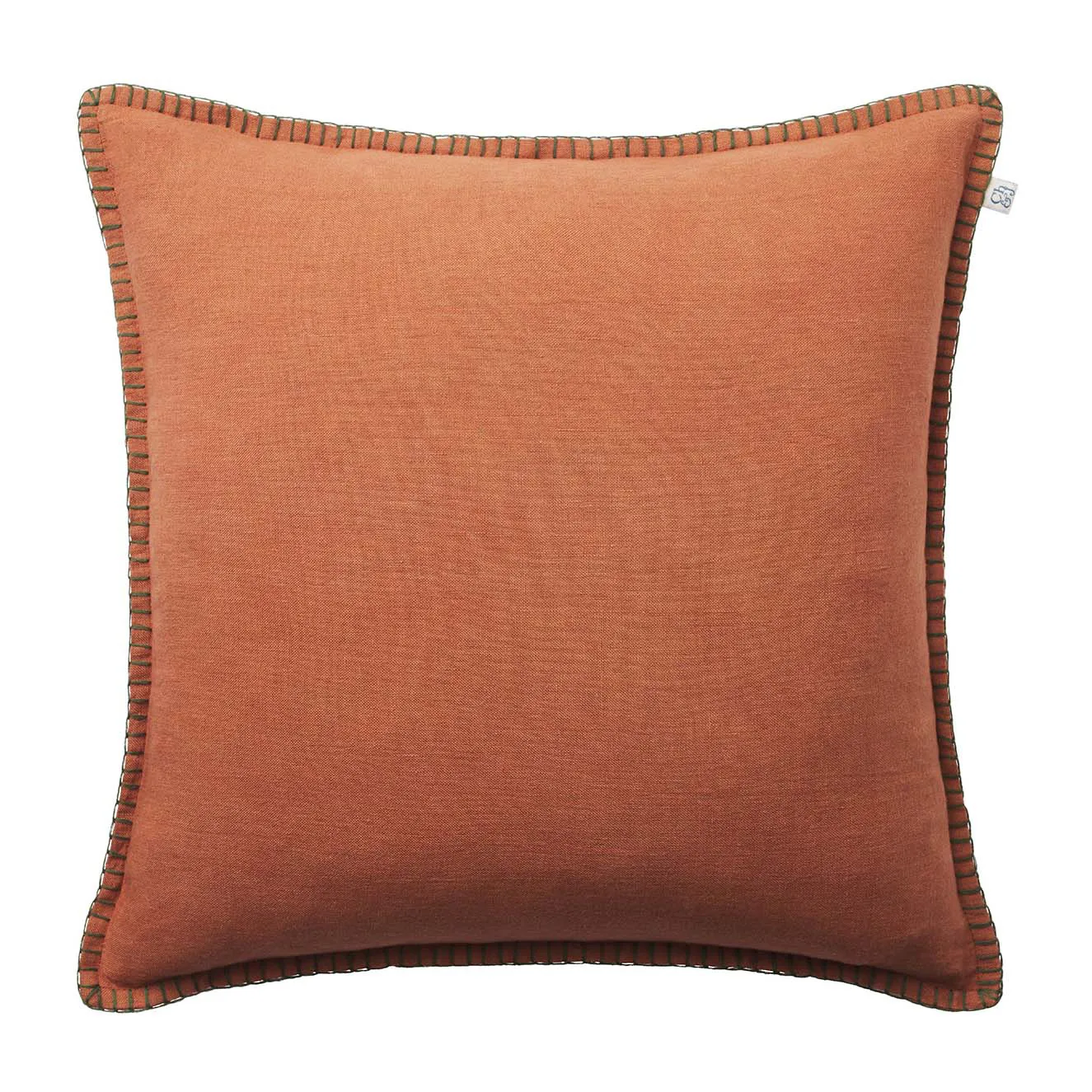 Arun cushion cover 50x50 cm, Terracotta-forest green Chhatwal & Jonsson