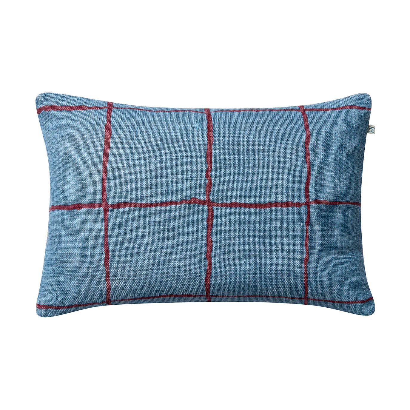 Chakra cushion cover 40x60 cm, Dusty blue-ruby Chhatwal & Jonsson