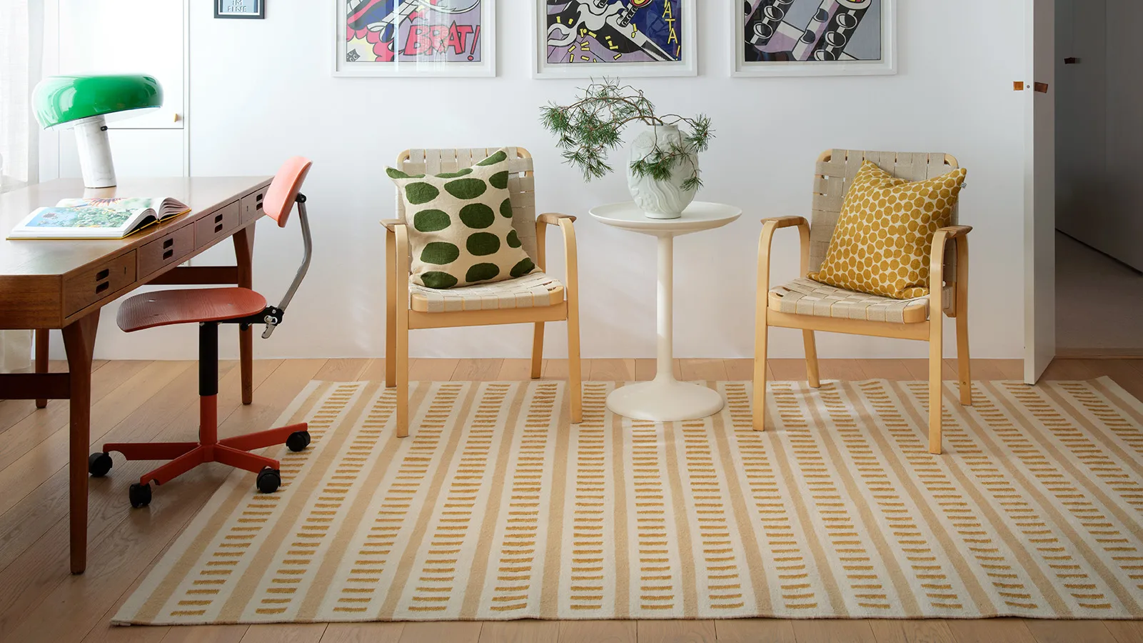 Dot Ari cushion cover 50x50 cm, spicy yellow Chhatwal & Jonsson