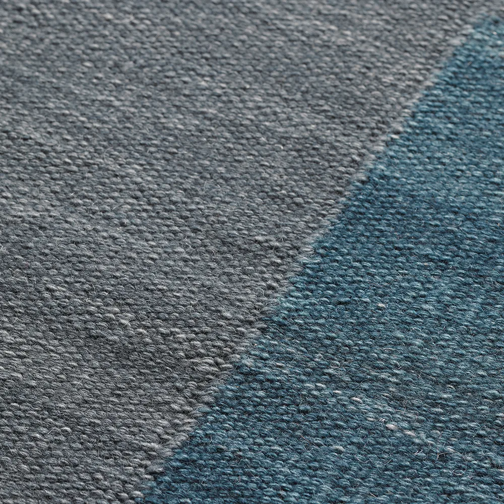Ganga wool carpet 200x300 cm, greyish blue-dark blue Chhatwal & Jonsson