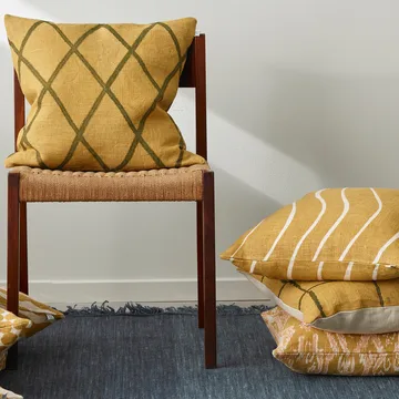 Gaya cushion cover 50x50 cm - spicy yellow - Chhatwal & Jonsson