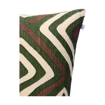 Gujarat pillowcase 50x50 cm - Taupe-Cactus Green - Chhatwal & Jonsson