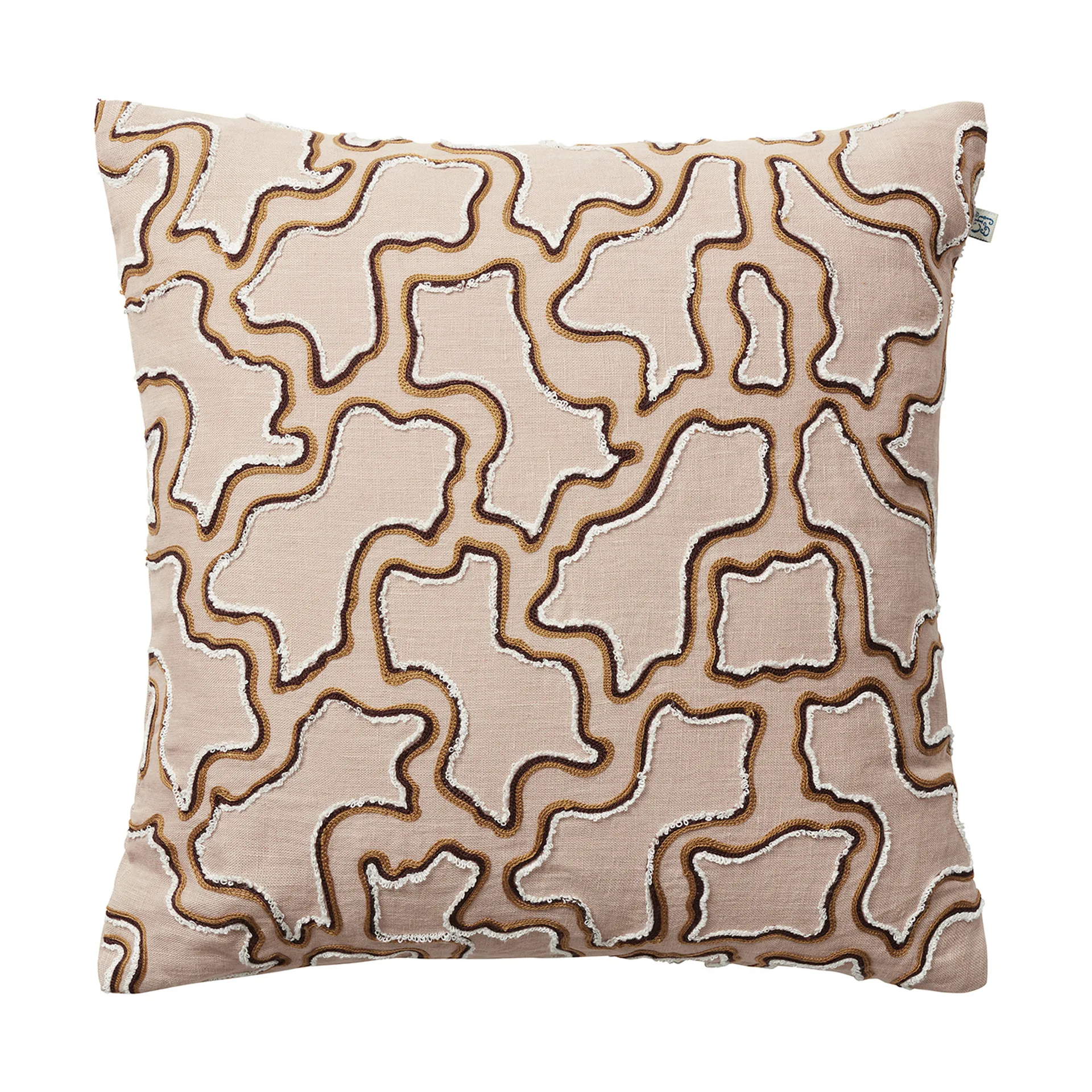 Kamal pillowcase 50x50 cm, Masala Yellow-Cognac-Off White Chhatwal & Jonsson