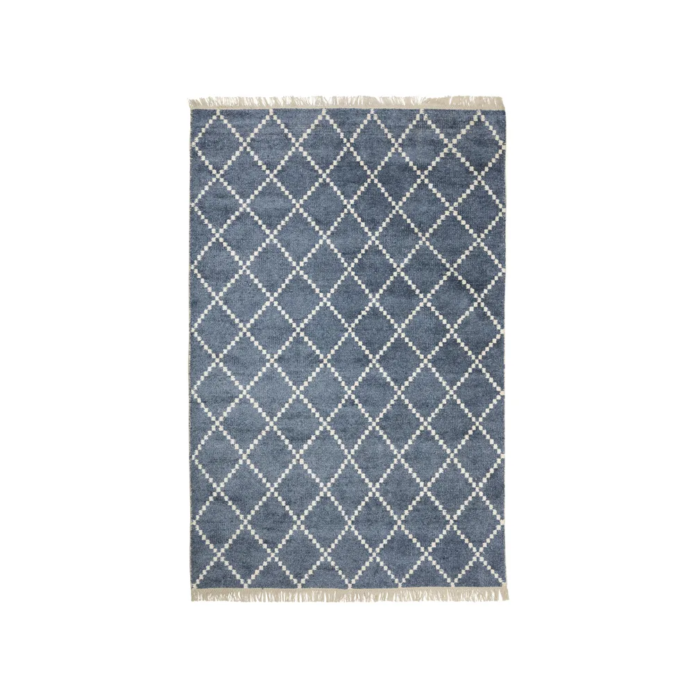 Kandi rug, Blue melange/off-white, 180x270 cm Chhatwal & Jonsson