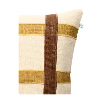 Kiran pillowcase 50x50 cm - Spicy Yellow-Taupe - Chhatwal & Jonsson