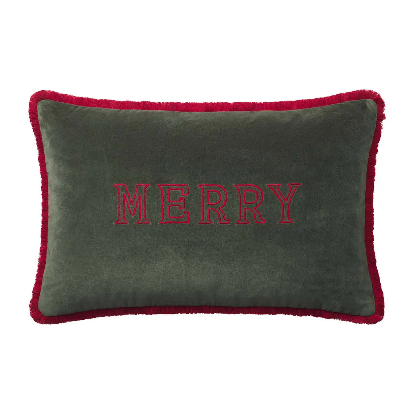 Merry cushion cover 40x60 cm, Forest green Chhatwal & Jonsson