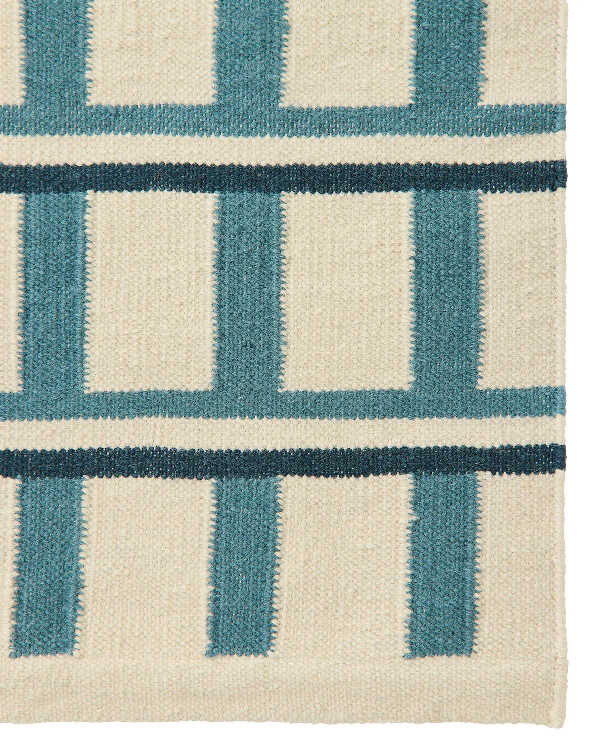 Mysore wool carpet 180x270 cm, Off white-heaven blue Chhatwal & Jonsson