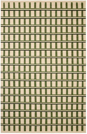 Mysore wool rug - Off white-green-dark green, 230x320 cm - Chhatwal & Jonsson