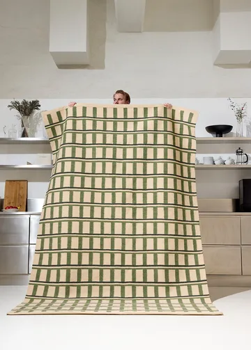 Mysore wool rug - Off white-green-dark green, 230x320 cm - Chhatwal & Jonsson