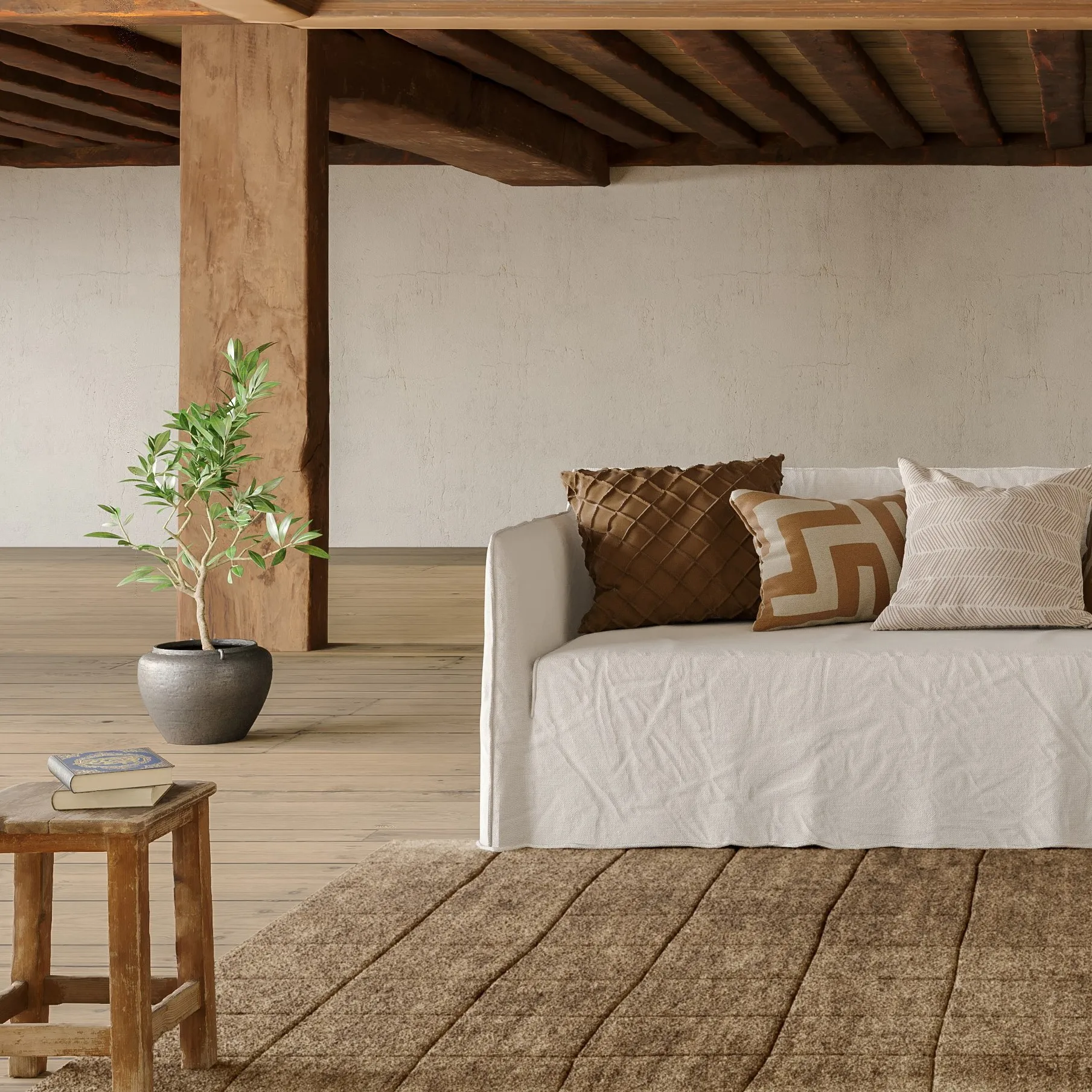 Nari wool carpet 250x350 cm, Taupe Chhatwal & Jonsson