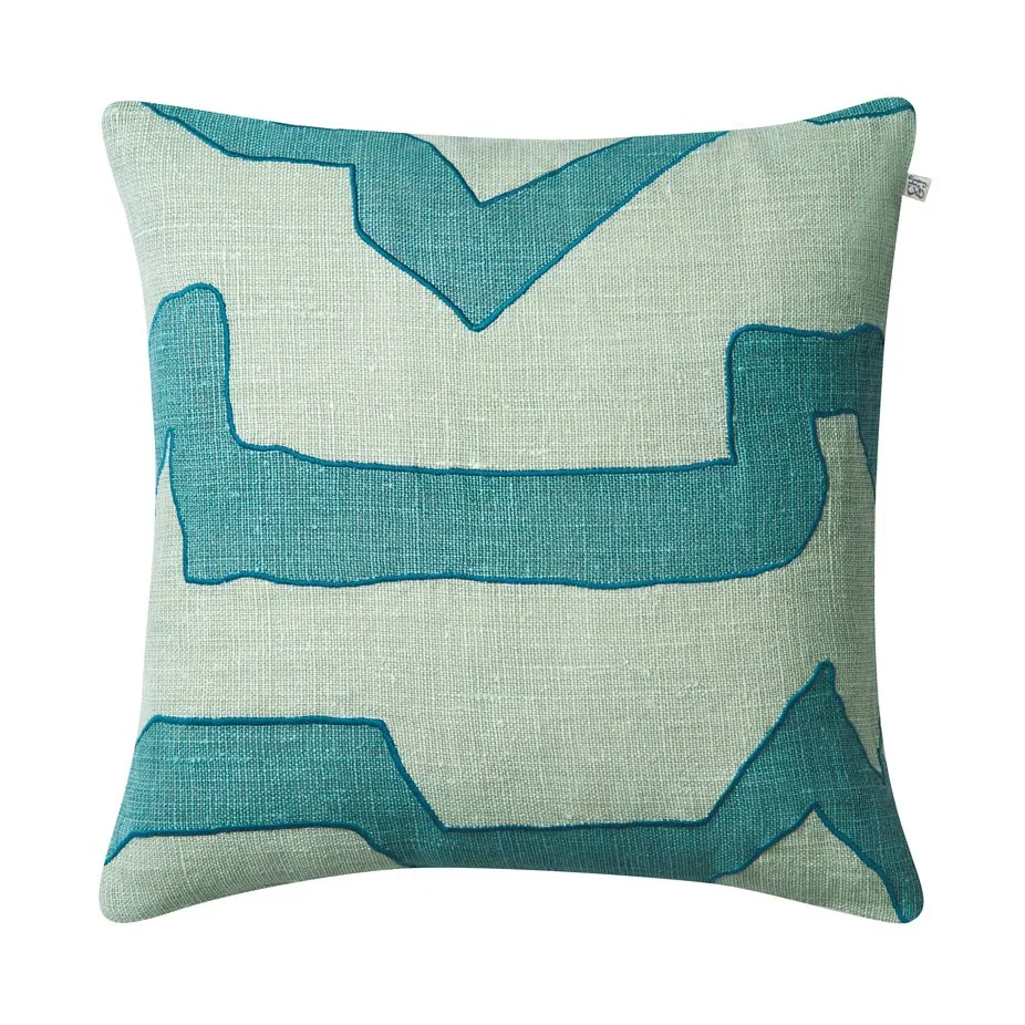 Sikkim pillowcase 50x50 cm, Heaven blue-aqua Chhatwal & Jonsson