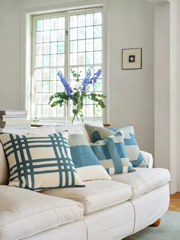 Sikkim pillowcase 50x50 cm - Heaven blue-aqua - Chhatwal & Jonsson