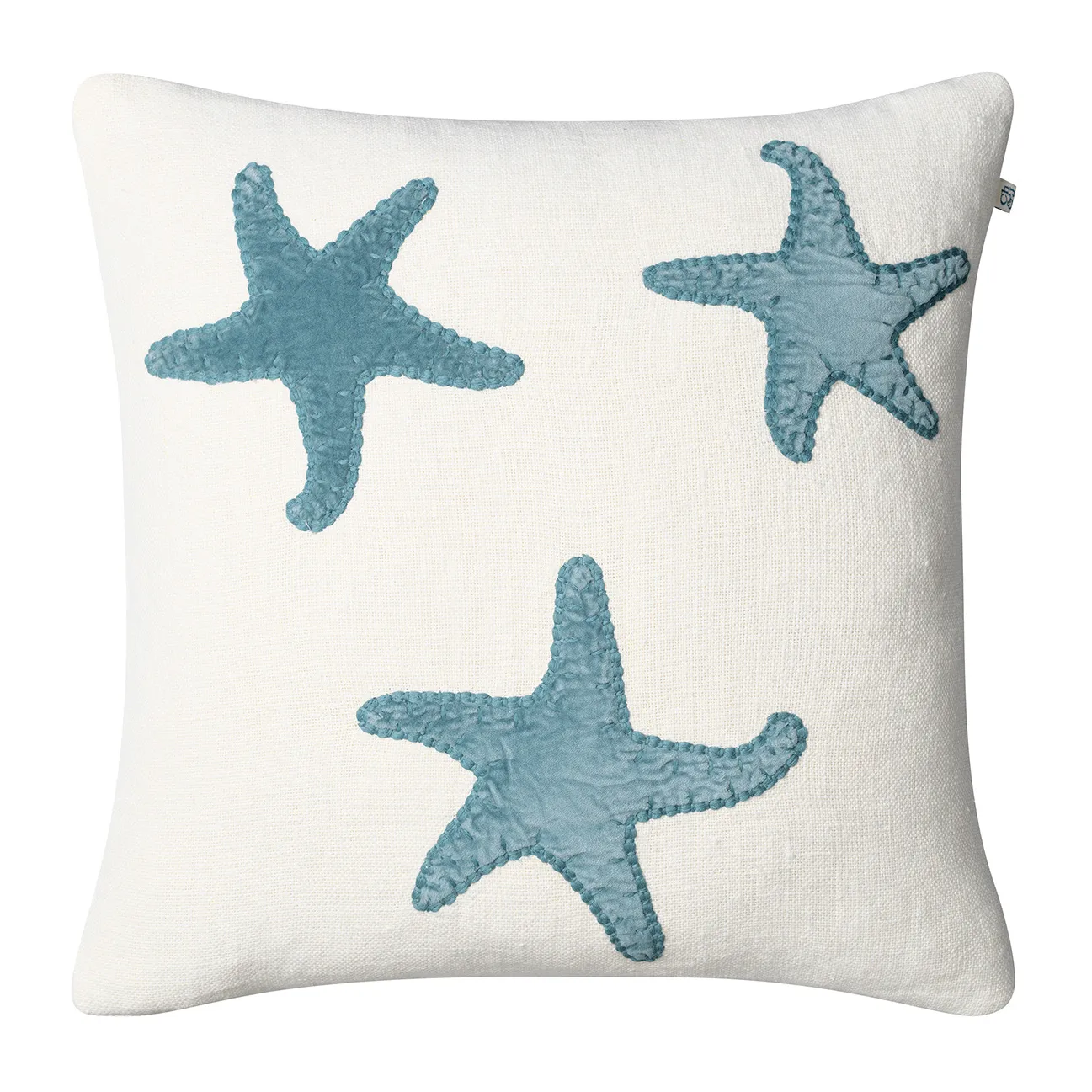 Star Fish pillowcase 50x50 cm, Off white-heaven blue Chhatwal & Jonsson