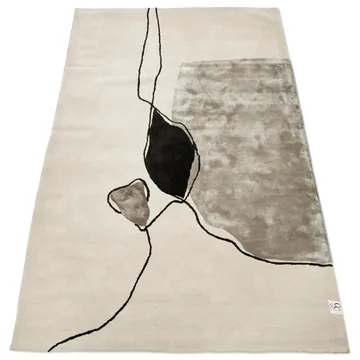 Abstract rug 200x300 cm - Ivory - Classic Collection