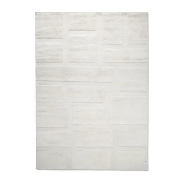 Bricks wool rug 170x230 cm - Ivory - Classic Collection