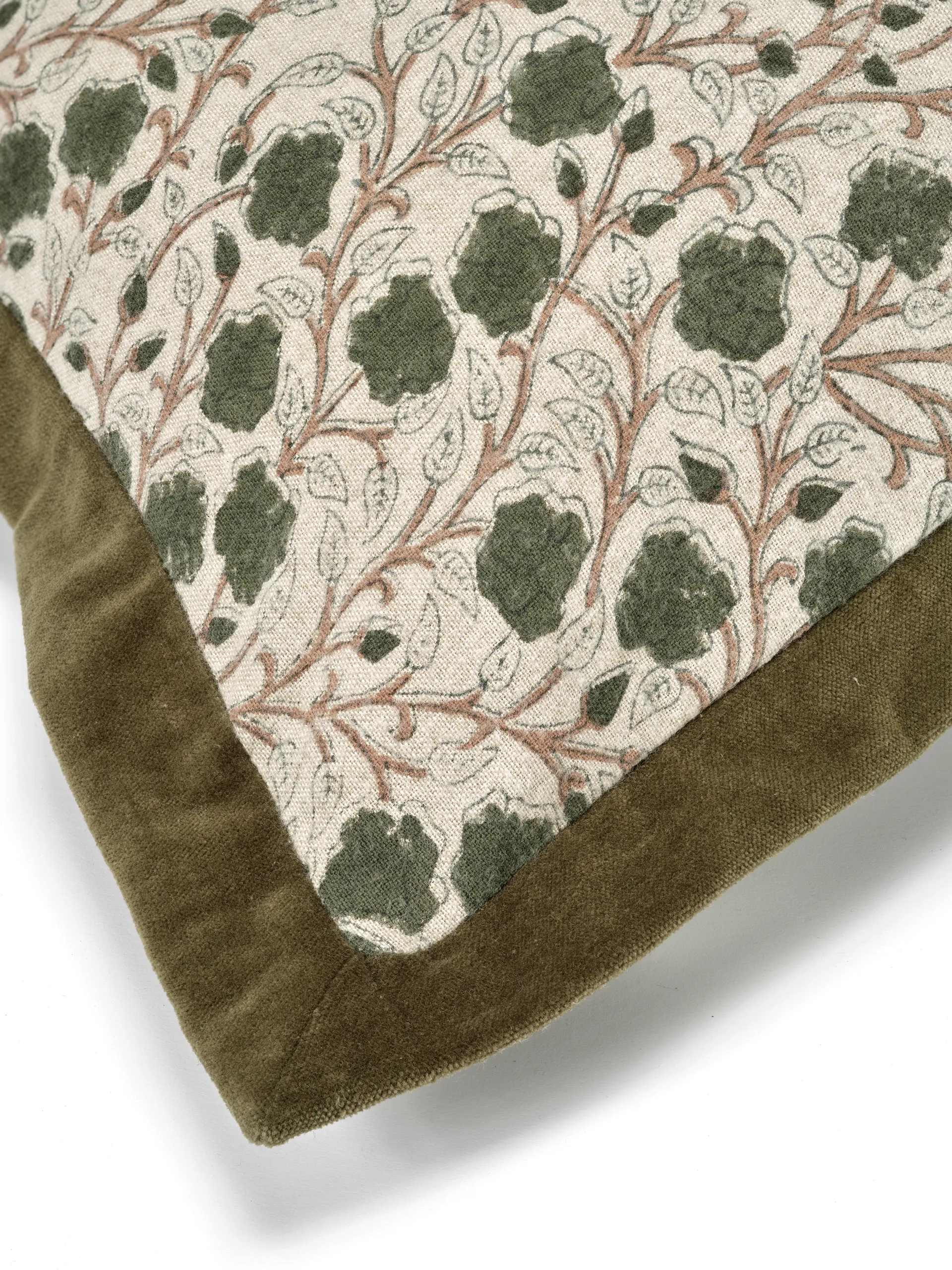 Daisy cushion cover 40x60 cm, Green Classic Collection