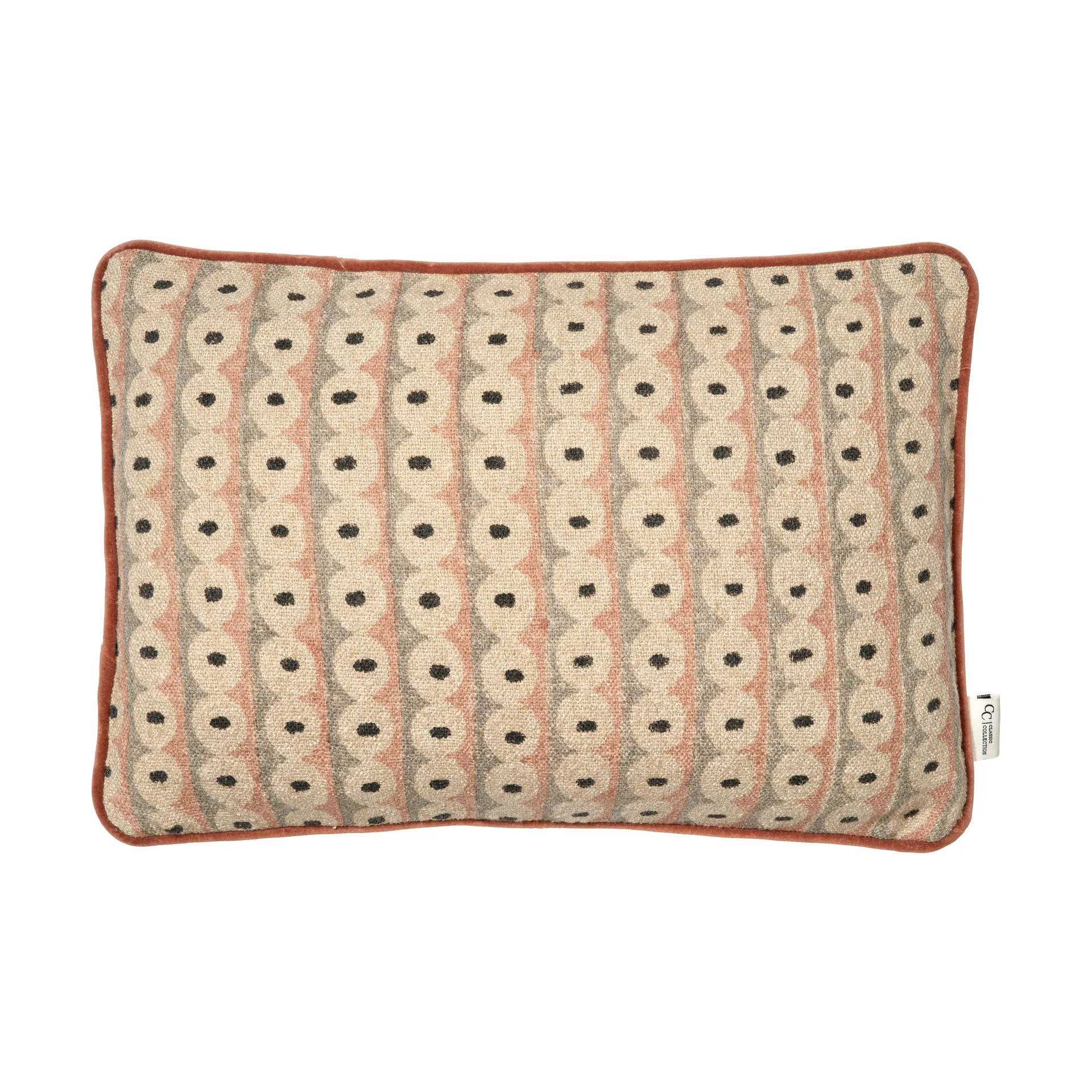 Dot cushion cover 40x60 cm, Mocha Classic Collection