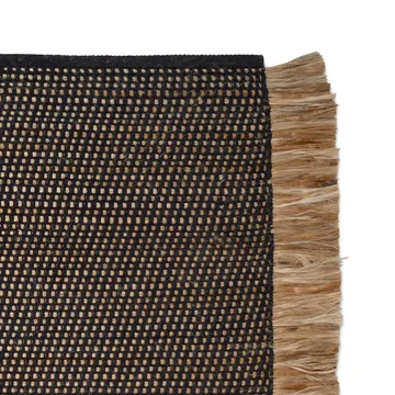 Goa rug 250x350 cm - Black-jute - Classic Collection