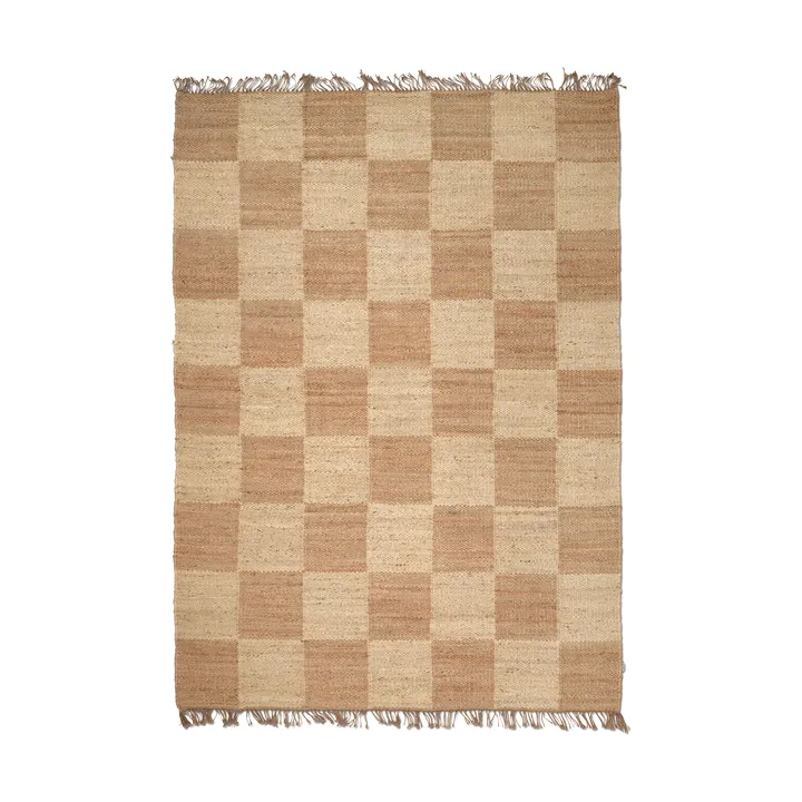 Jute Squares rug - Natural, 200x300 cm - Classic Collection