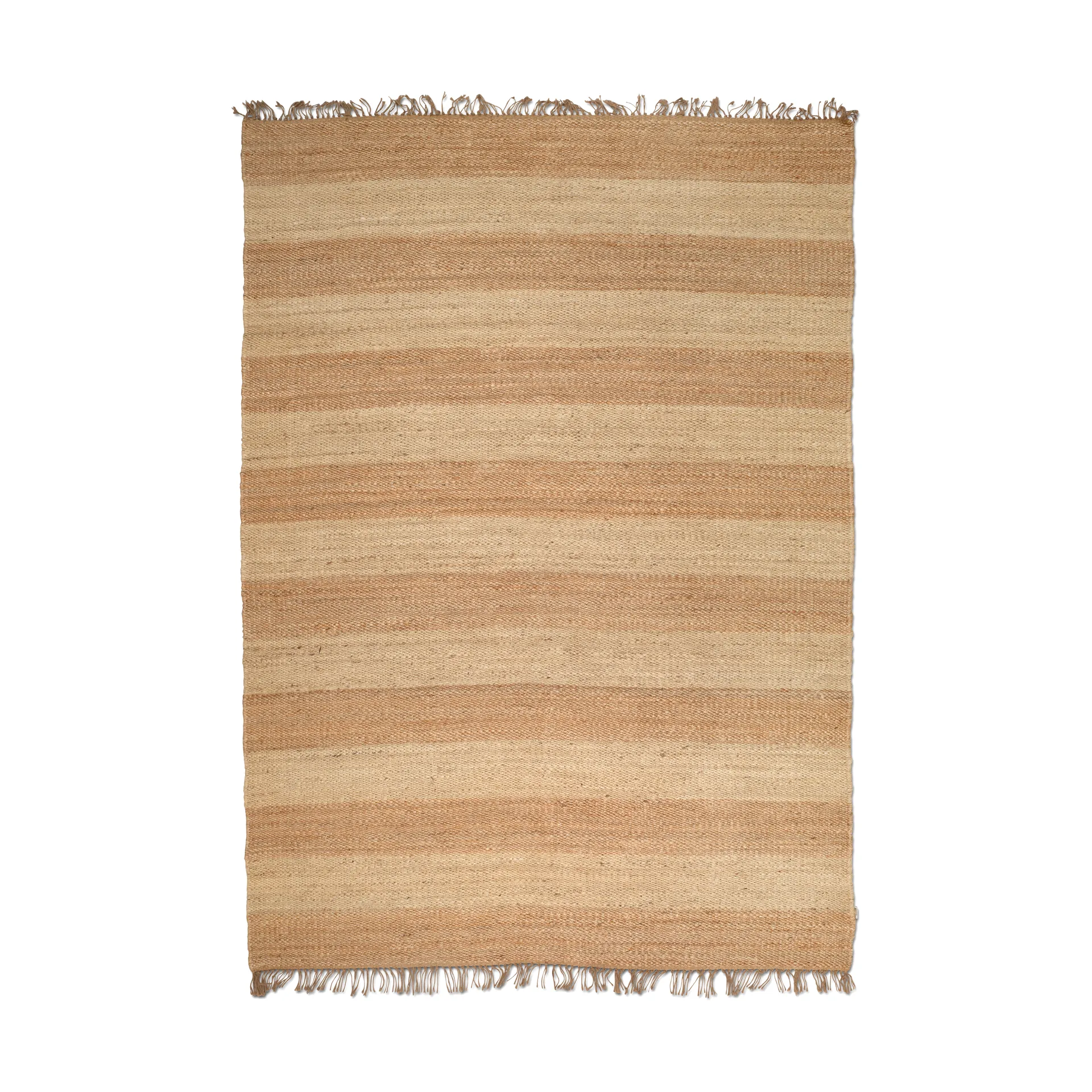 Jute Stripes rug, Natural jute, 200x300 cm Classic Collection