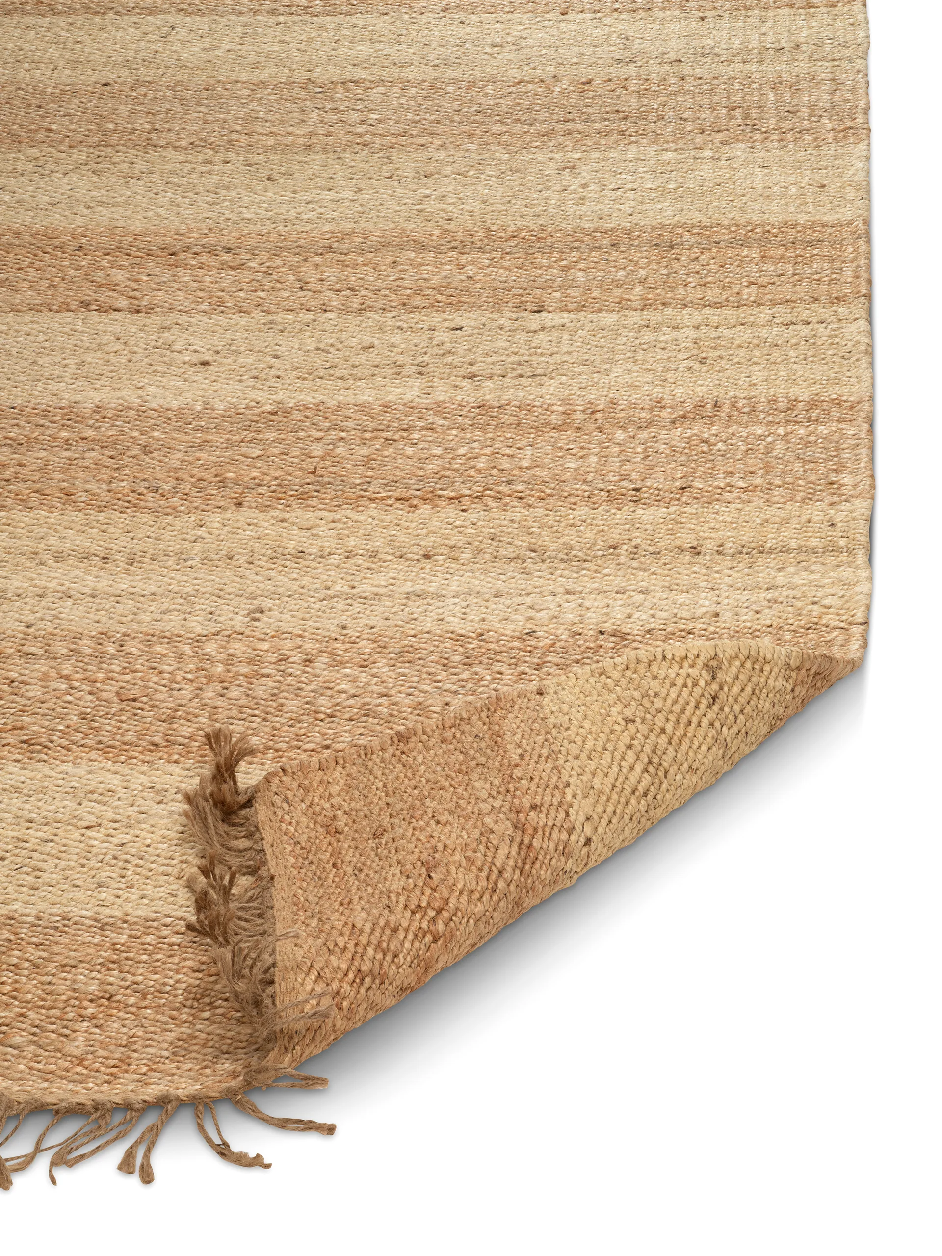 Jute Stripes rug, Natural jute, 200x300 cm Classic Collection