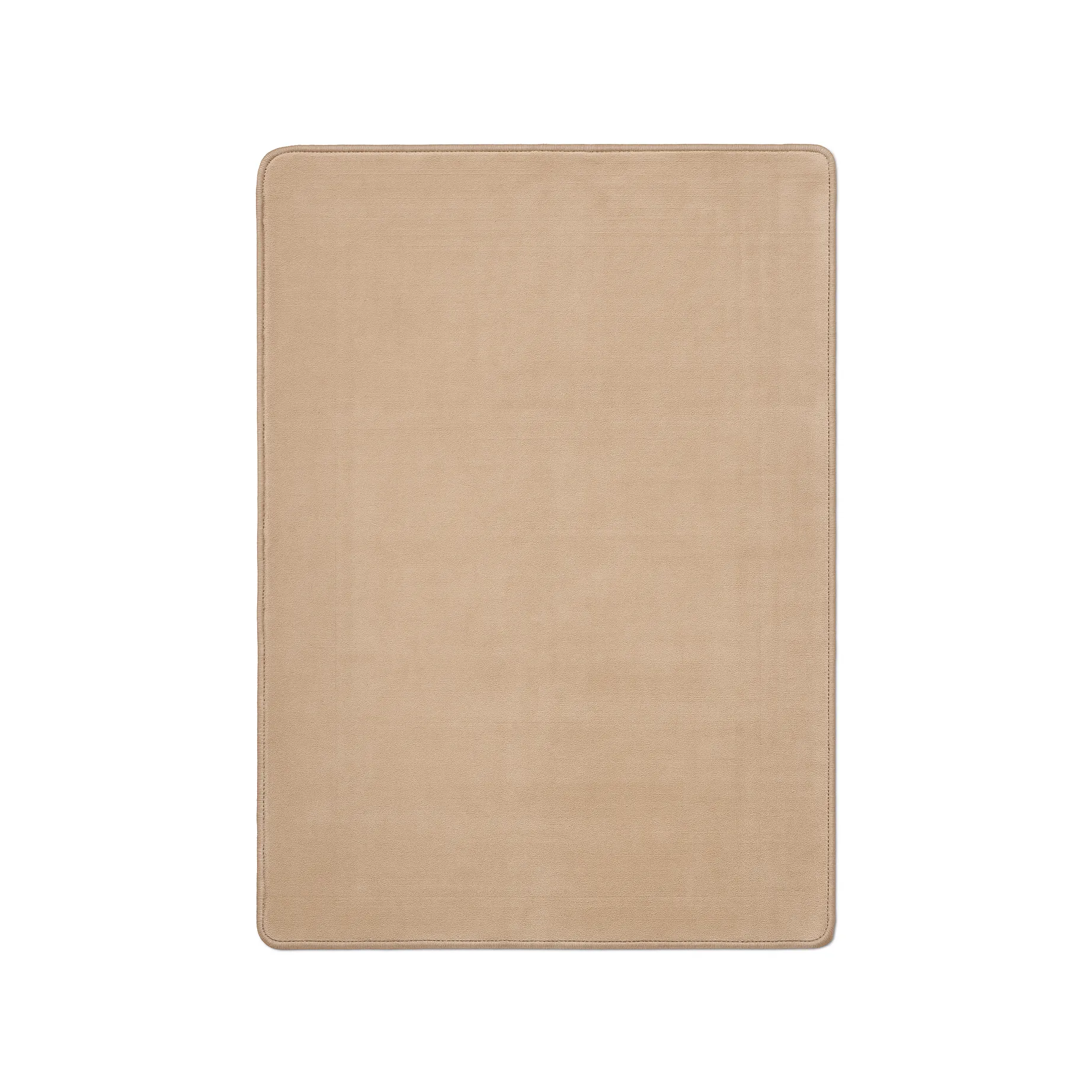 Lobby rug with overlock stitching, Beige, 400x600 cm Classic Collection