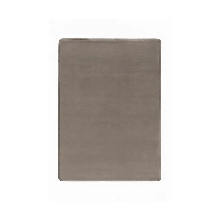 Lobby rug with overlock stitching - Grey, 200x200 cm - Classic Collection