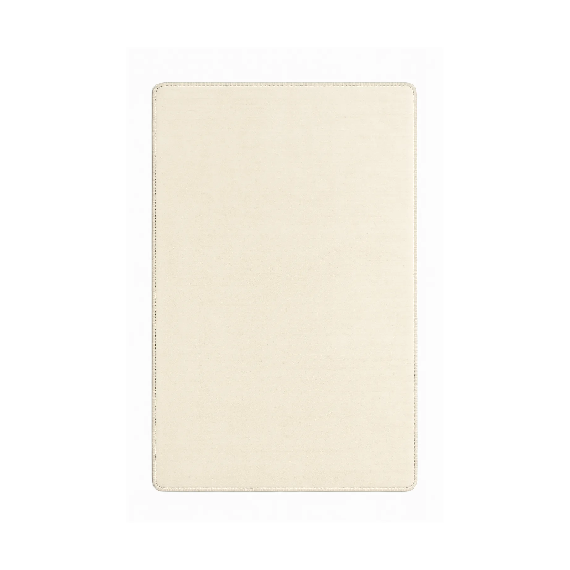 Lobby rug with overlock stitching, Off-white, 140x200 cm Classic Collection