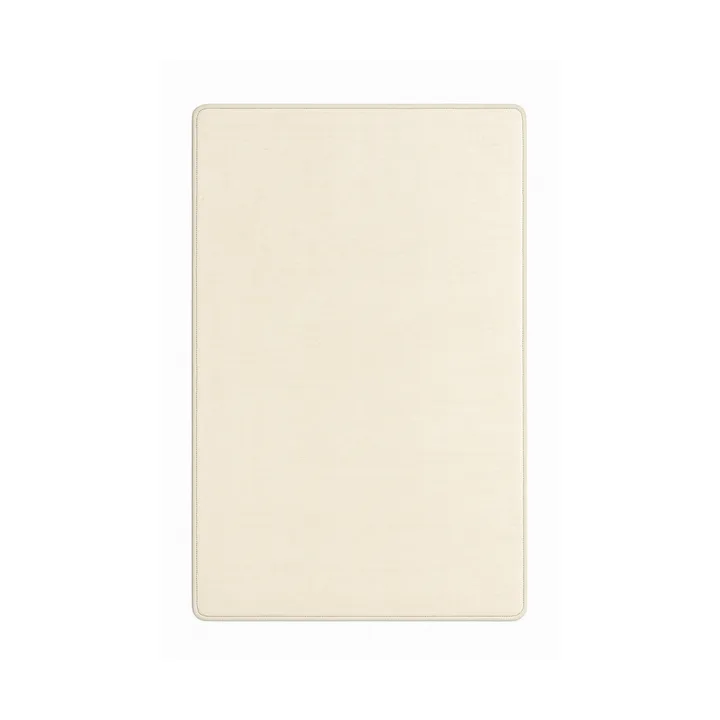 Lobby rug with overlock stitching - Off-white, 140x200 cm - Classic Collection