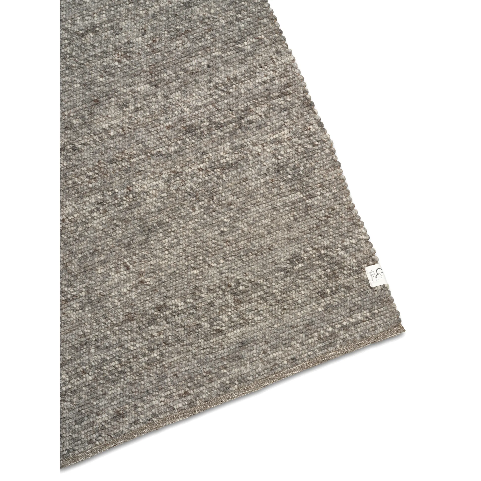 Merino wool carpet 250x350 cm, grey Classic Collection