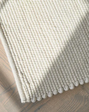 Merino wool carpet 80x250 cm - white - Classic Collection