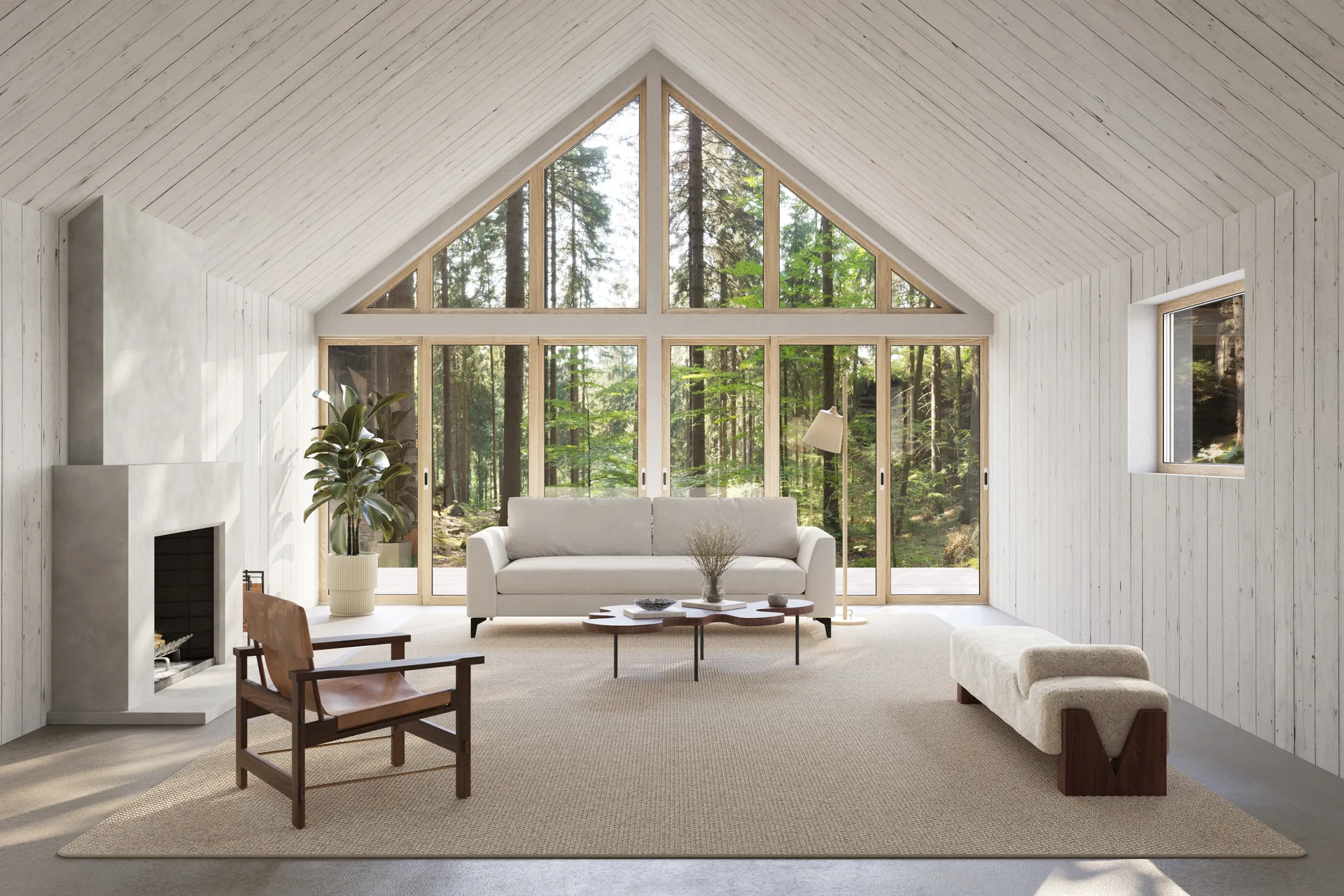 Nordklint rug with overlock edging, Natural grey, 400x600 cm Classic Collection