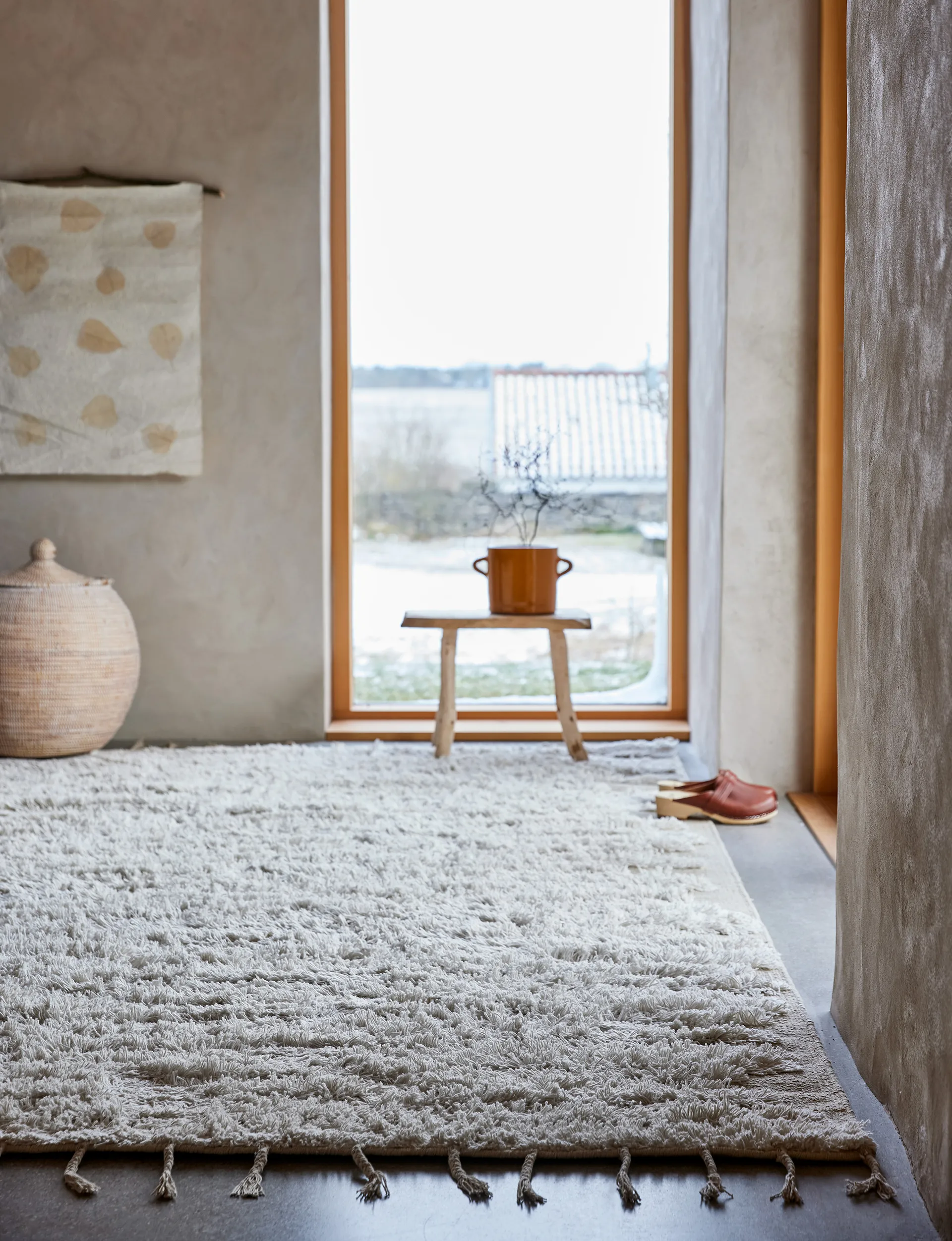 River rug 170x230 cm, Beige Classic Collection