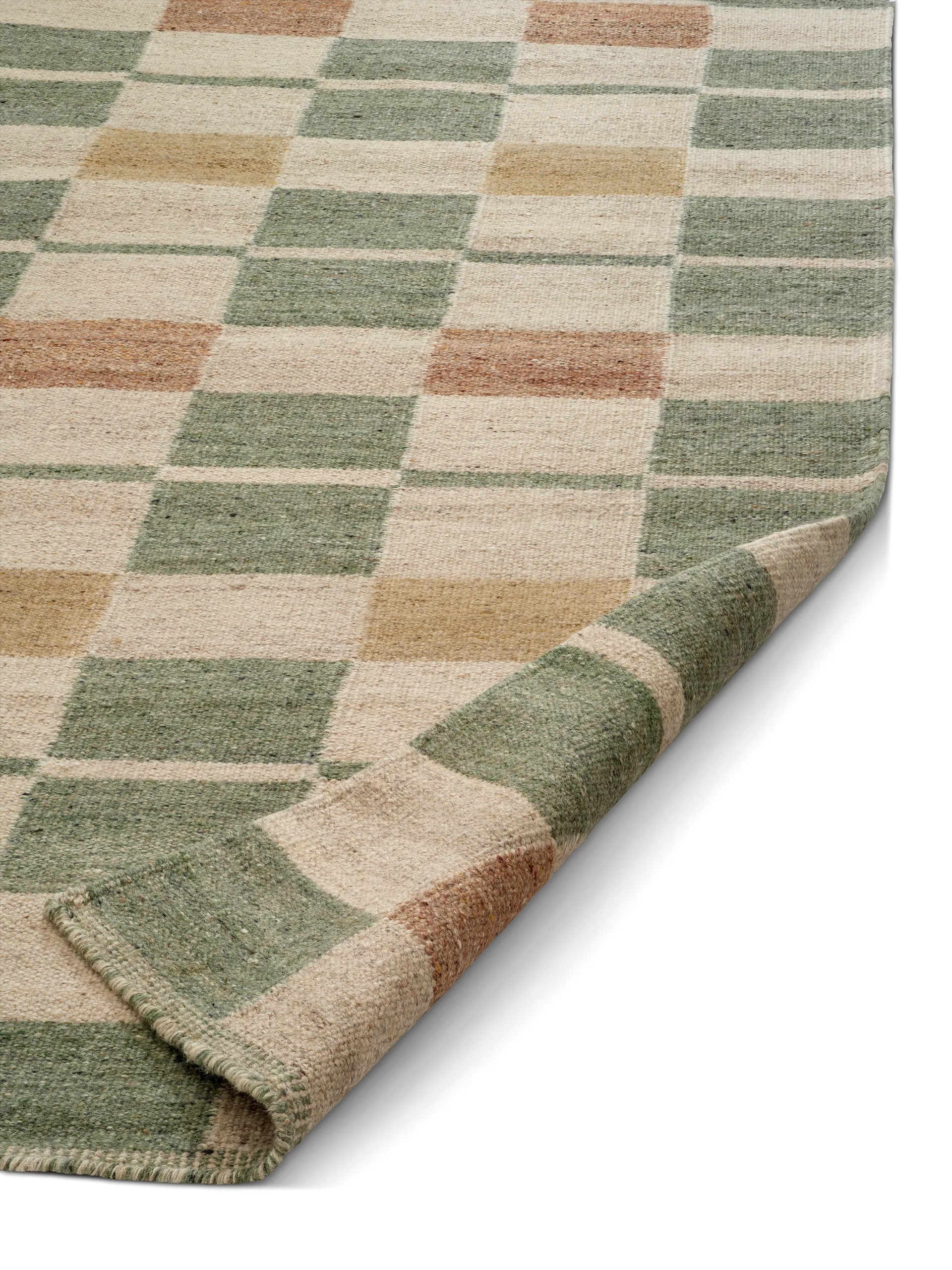 Röllakan Rutvik rug, Green, 250x350 cm Classic Collection