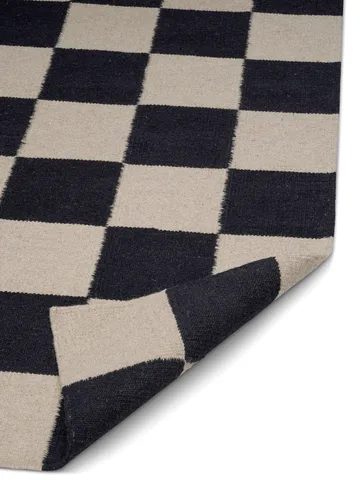 Squares rug - Black-beige, 200x300 cm - Classic Collection