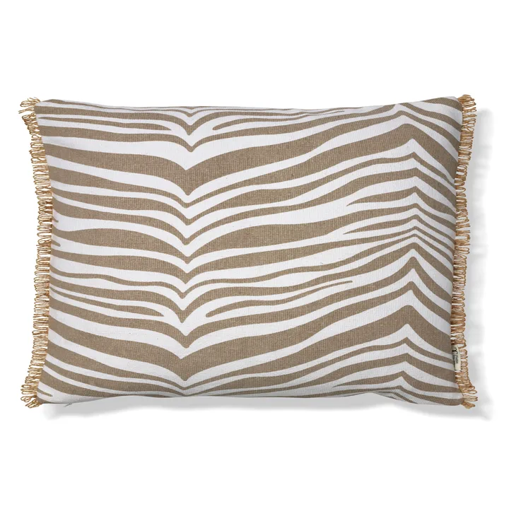 Zebra cushion 40x60 cm - simply taupe (beige) - Classic Collection