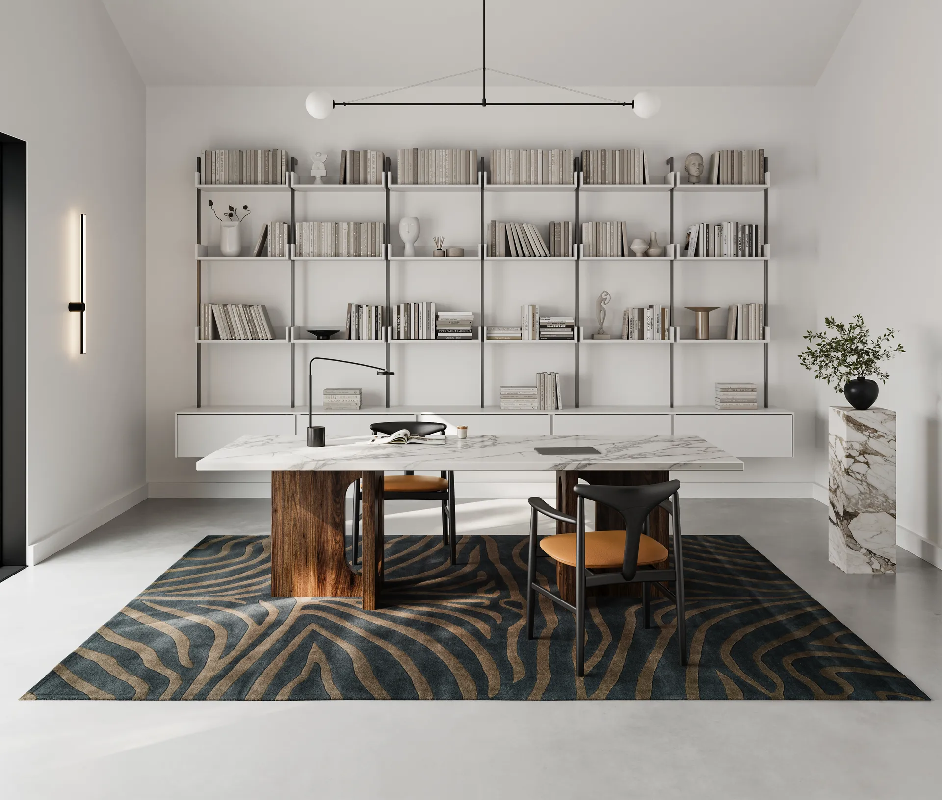 Zebra rug 170x230 cm, Horizon Classic Collection