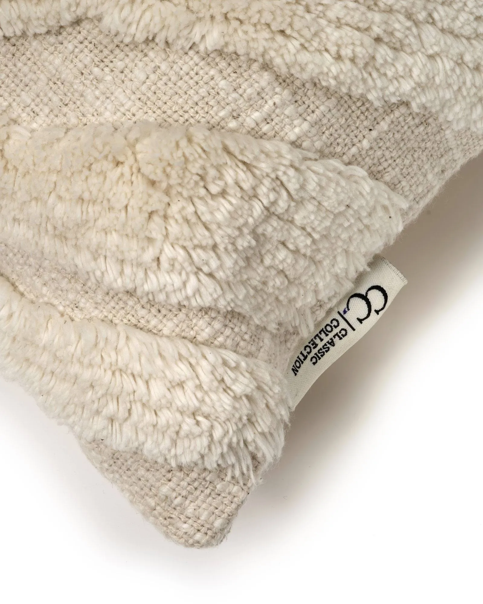 Zebra Tuft cushion cover, Off white, 50x50 cm Classic Collection