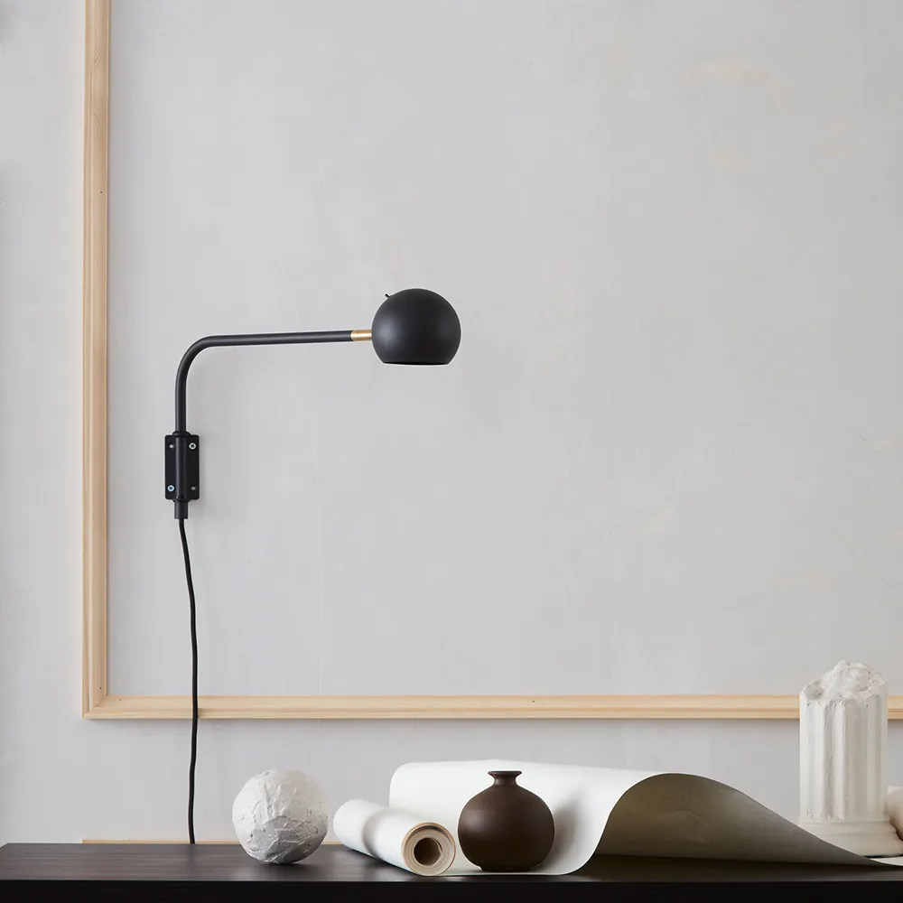YES! Wall lamp, Black, 62 CO Bankeryd