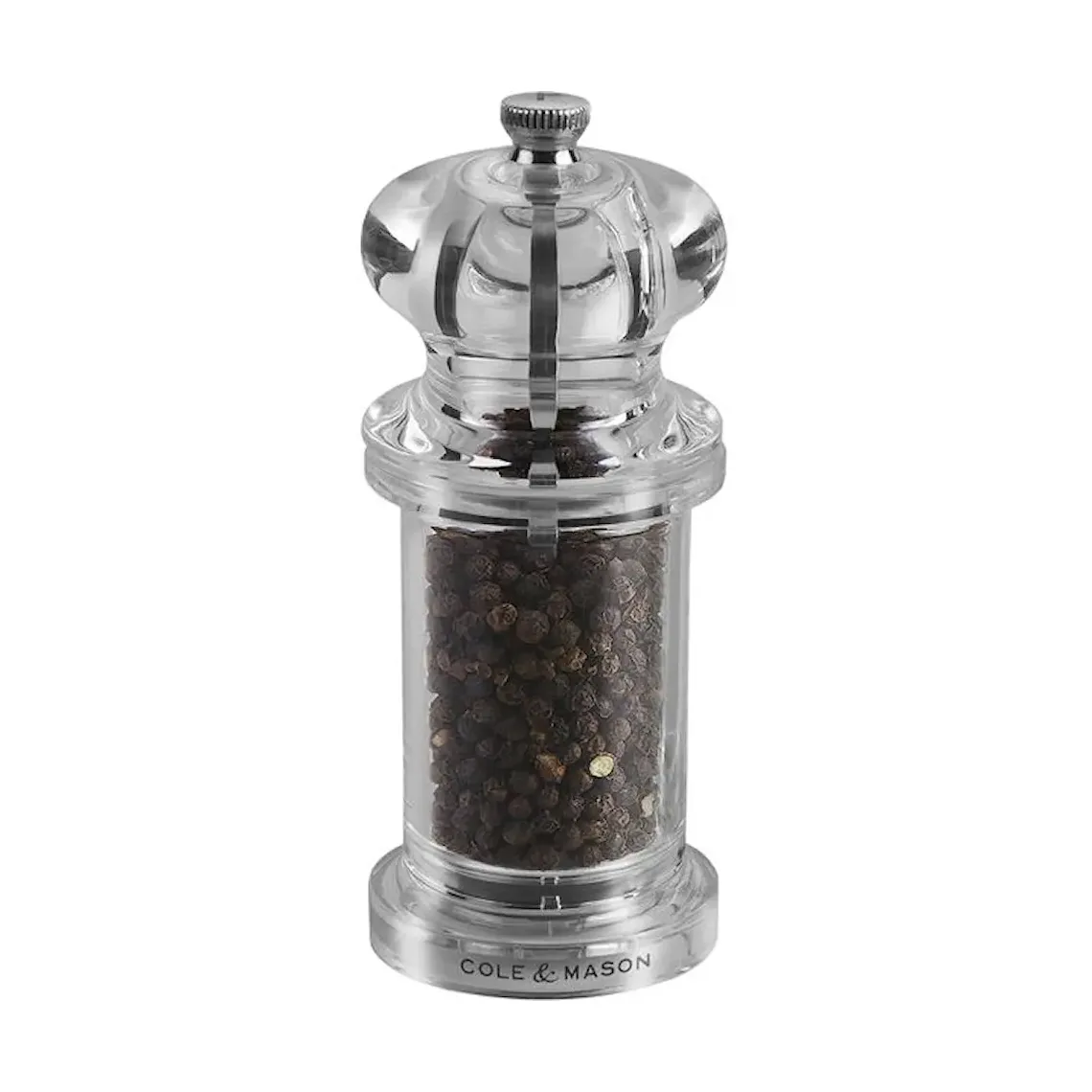 505 pepper mill 14 cm, Transparent Cole & Mason