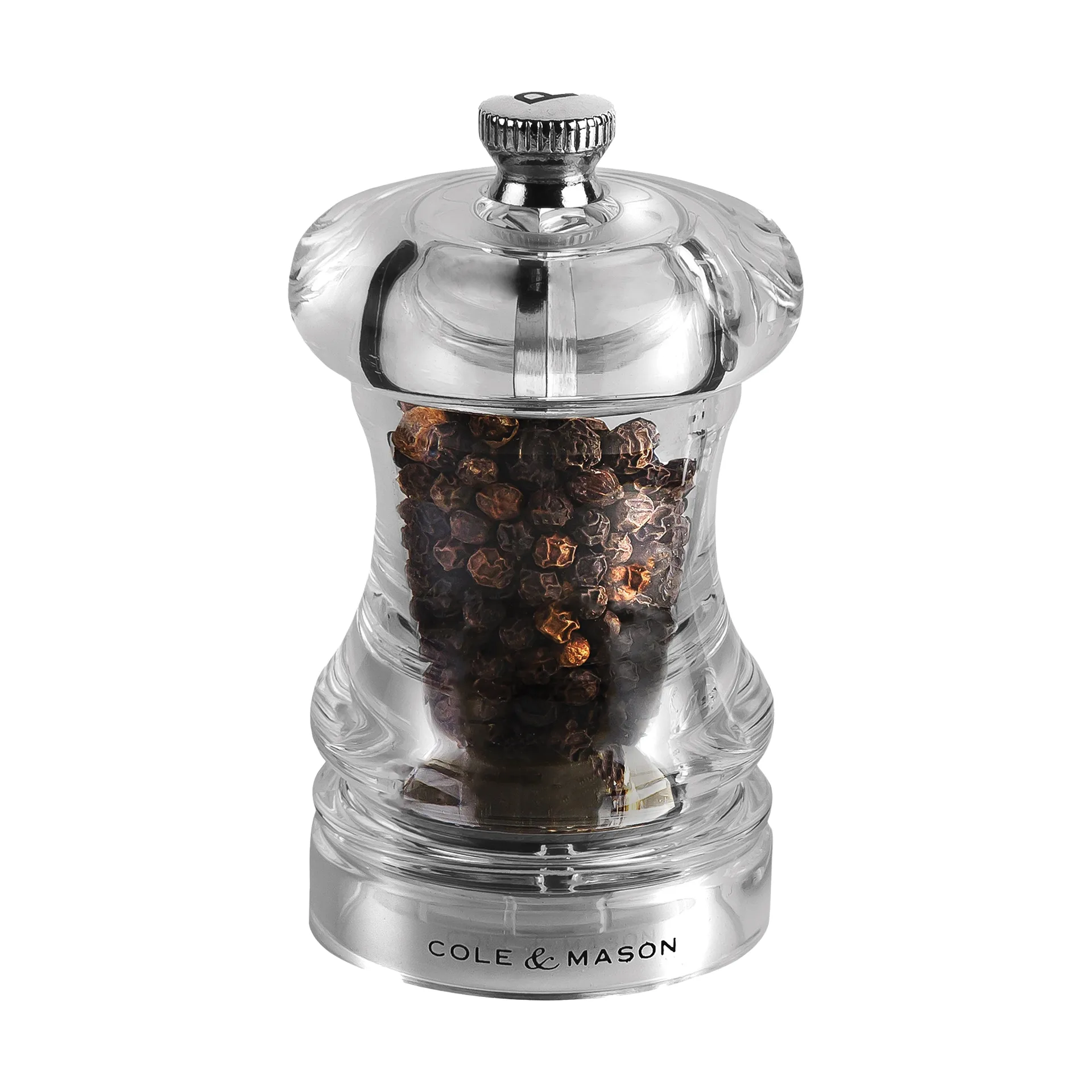 Capstan 125 pepper mill 8.5 cm, Transparent Cole & Mason