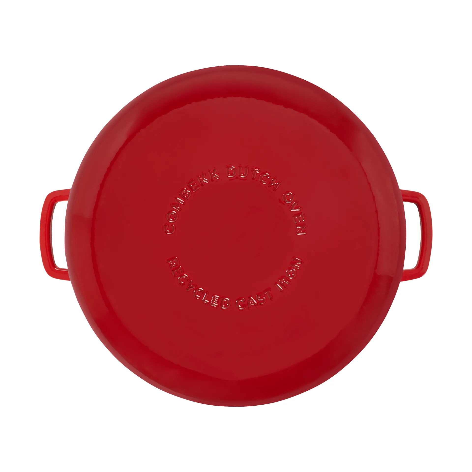 Combekk Enameled cast iron pot Ø32 cm, Cherry-silver knob Combekk