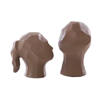 Benedict and Amal sculpture - earth - Cooee Design