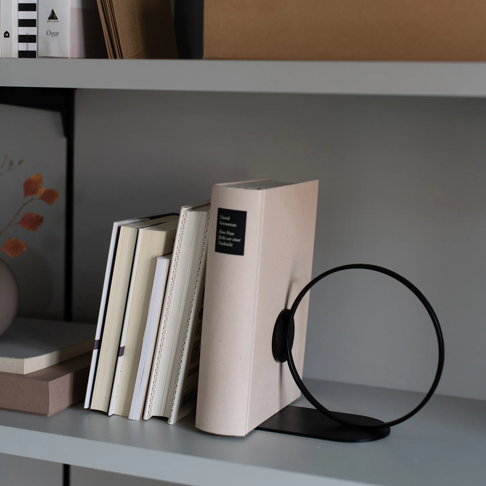 Book Ring book rest 15 cm, black Cooee Design