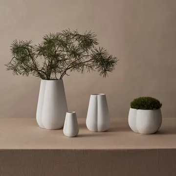Clover vase 11 cm - white - Cooee Design